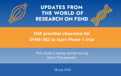 FDA clears Phase 1 clinical trial of DYNE-302 for FSHD